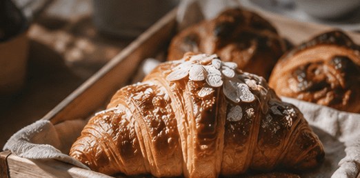 Fresh croissants