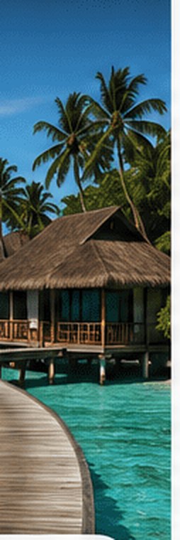 Maldives overwater villas